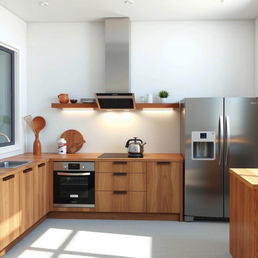 Modern Australian kitchen with quality appliances